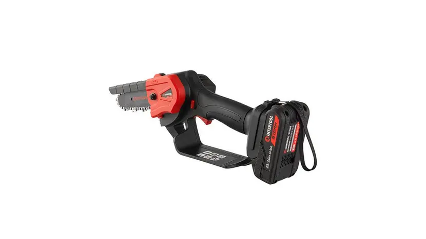 Минипила цепная аккумуляторная INTERTOOL STORM WT-9109 20 В, фото фото 3
