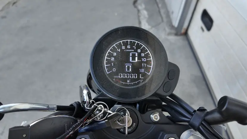 Мотоцикл FORTE FT-250F6 Scrambler (Чорно-зелений) фото 5 купити в Україні