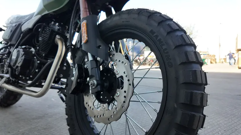 Мотоцикл FORTE FT-250F6 Scrambler (Чорно-зелений) фото 8 купити в Україні