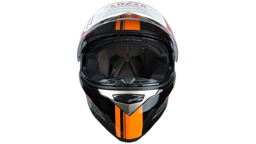 Мотошолом EXdrive EX-09 Carbon інтеграл чорний глянець розмір XL фото 6 купити в Україні