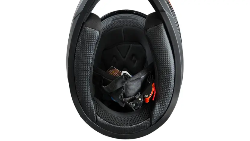 Мотошолом EXdrive EX-09 Carbon інтеграл чорний глянець розмір XL фото 7 купити в Україні