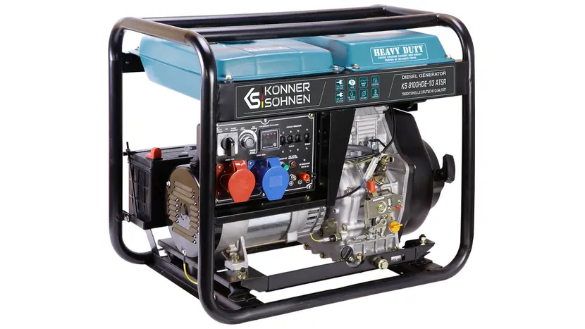 Генератор дизельний Könner&Söhnen KS 8100HDE-1/3 ATSR, універсальний 1/3 (230/380 В), 6 кВт фото 2 купити в Україні