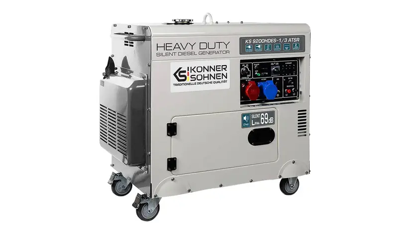 Генератор дизельний Könner&Söhnen KS 9200HDES-1/3 ATSR, універсальний 1/3 (230/380 В), 7 кВт фото 2 купити в Україні