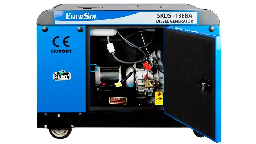 Генератор дизельний EnerSol SKDS-13EBA, однофазний (230 В), 13 кВт фото 2 купити в Україні