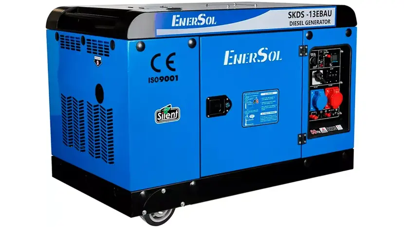 Генератор дизельний EnerSol SKDS-13EBAU, універсальний 1/3 (230/380 В), 13 кВт фото 3 купити в Україні