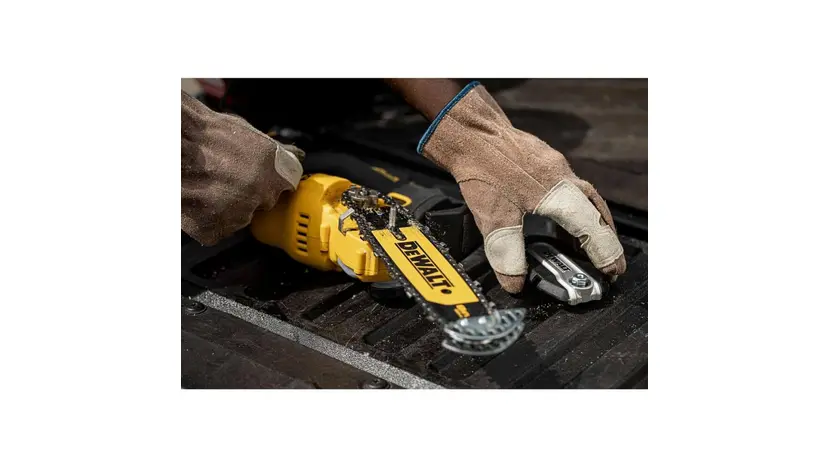 Мини-пила цепная аккумуляторная DeWALT DCMPS520P1, фото фото 6