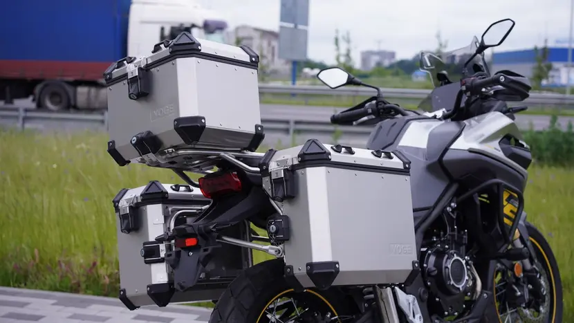 Мотоцикл VOGE DS525X Euro 5 (KE500) Dual Sport інжектор+ABS (+3 Кофра) Сірий фото 17 купити в Україні
