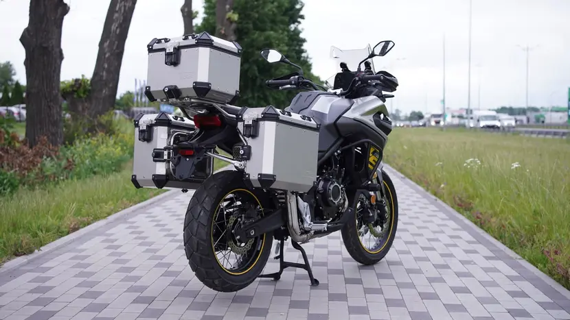 Мотоцикл VOGE DS525X Euro 5 (KE500) Dual Sport інжектор+ABS (+3 Кофра) Сірий фото 4 купити в Україні