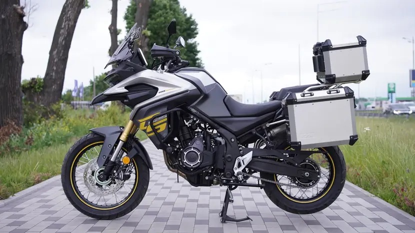 Мотоцикл VOGE DS525X Euro 5 (KE500) Dual Sport інжектор+ABS (+3 Кофра) Сірий фото 6 купити в Україні