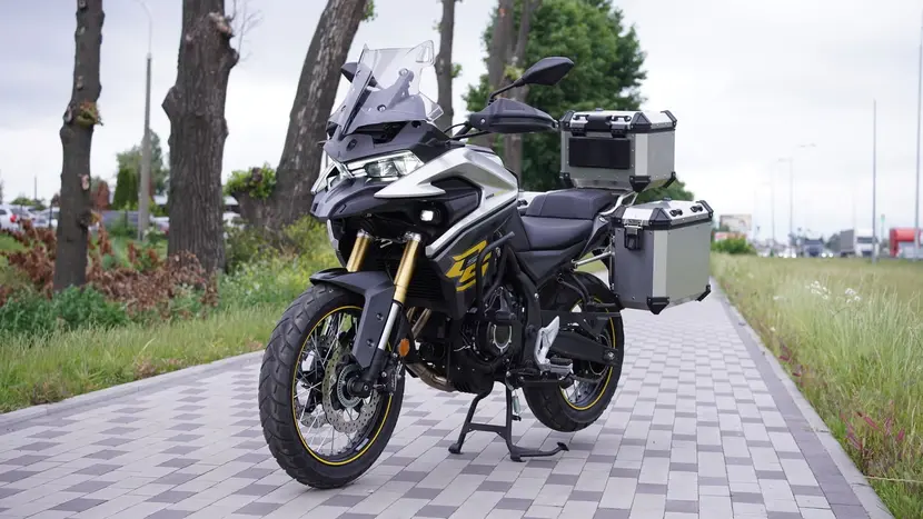 Мотоцикл VOGE DS525X Euro 5 (KE500) Dual Sport інжектор+ABS (+3 Кофра) Сірий фото 7 купити в Україні