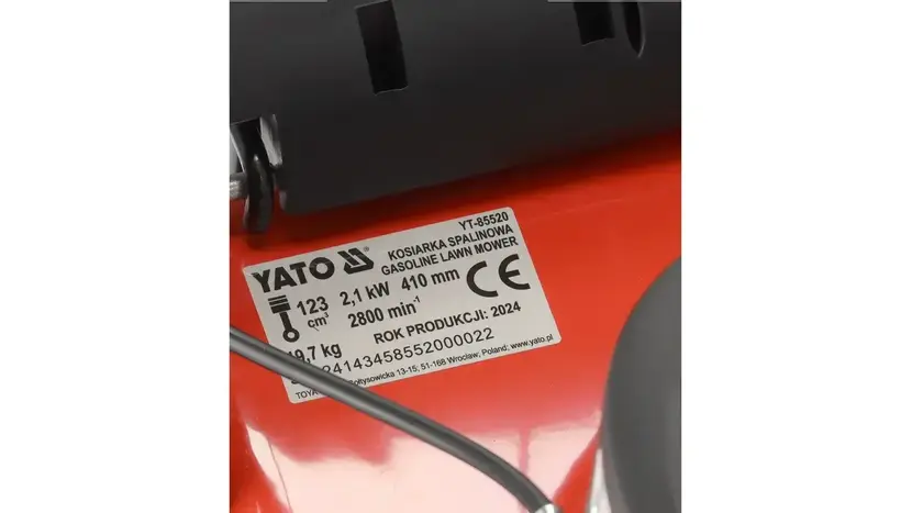 Газонокосилка бензиновая YATO YT-85520, фото фото 8
