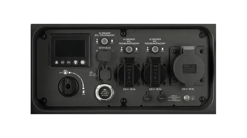 Генератор бензиновый инверторный YATO YT-85486 5 кВт, однофазный (230 В), 5.5 кВт, фото фото 9