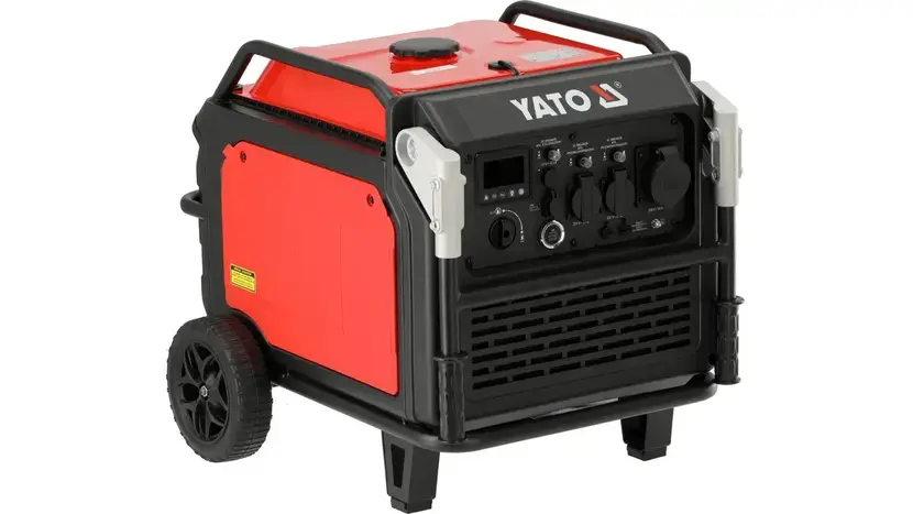 Генератор бензиновый инверторный YATO YT-85486 5 кВт, однофазный (230 В), 5.5 кВт, фото фото 4