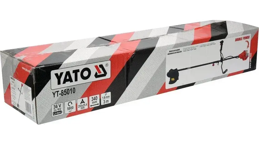 Триммер аккумуляторный YATO YT-85010 без АКБ и ЗУ, фото фото 6