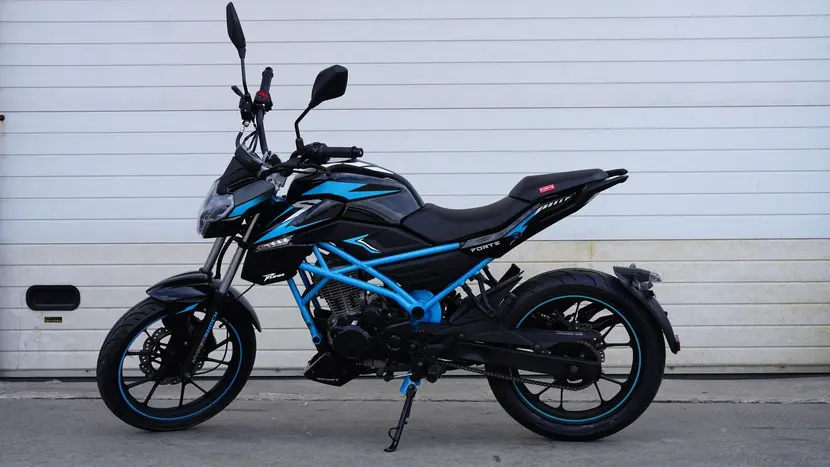 Мотоцикл FORTE PUMA 200 (Блакитний) фото 3 купити в Україні
