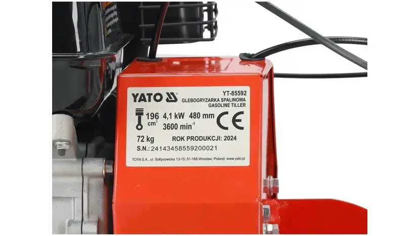 Культиватор бензиновий YATO YT-85592 фото 9 купити в Україні