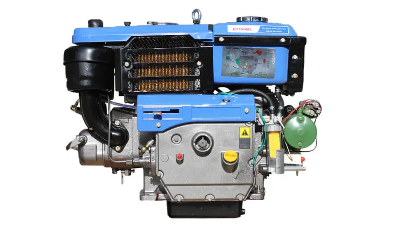 Двигун TATA R195NML, 12 к.с., дизельний, рідинне охолодження, електростартер фото 4 купити в Україні