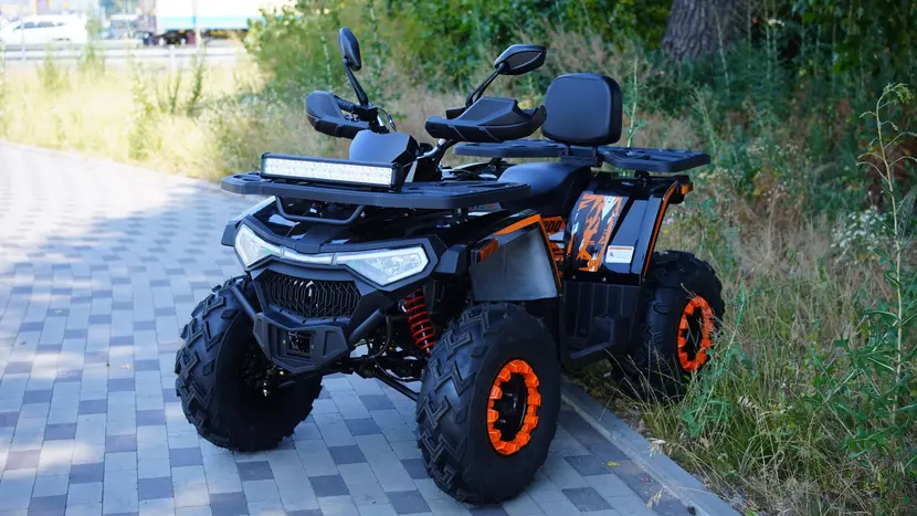 Квадроцикл FORTE SHARK III 200 (Помаранчевий) фото 4 купити в Україні