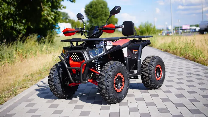 Електроквадроцикл Forte ATV1500G (1500W) червоний, фото фото 5