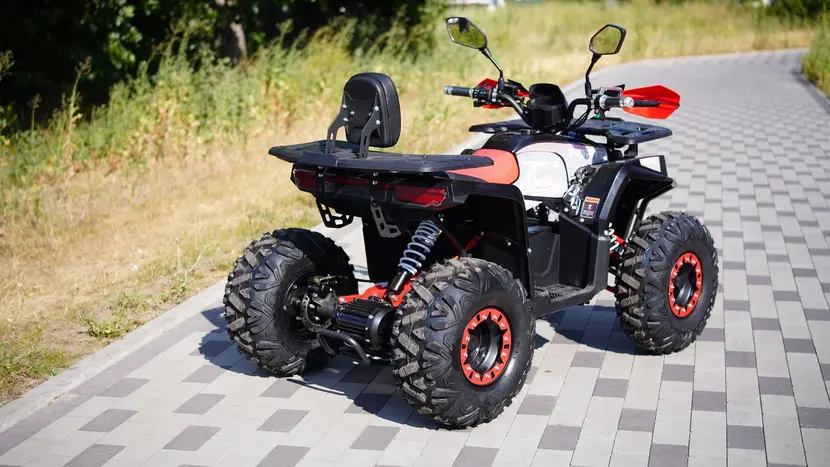 Електроквадроцикл Forte ATV1500G (1500W) червоний, фото фото 3