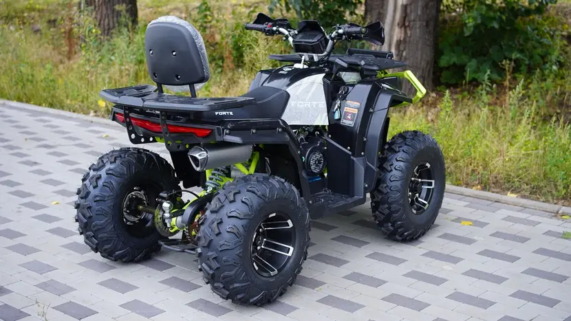 Квадроцикл FORTE AFC-200 PRO Чорно-зелений фото 3 купити в Україні