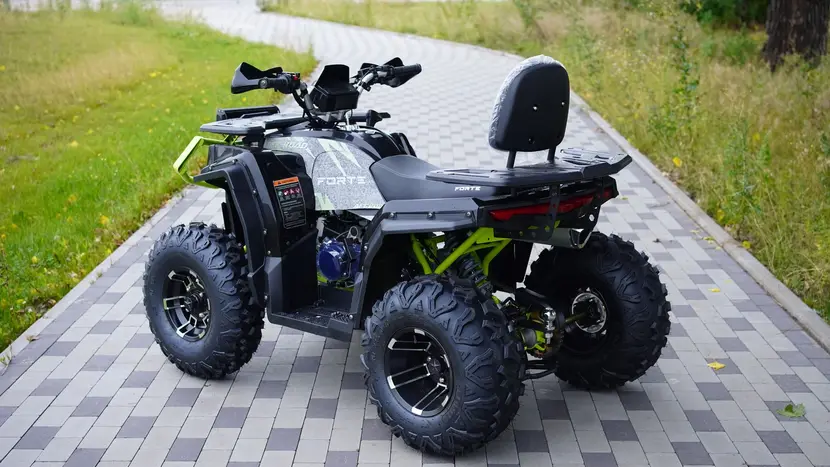 Квадроцикл FORTE AFC-200 PRO Чорно-зелений фото 4 купити в Україні