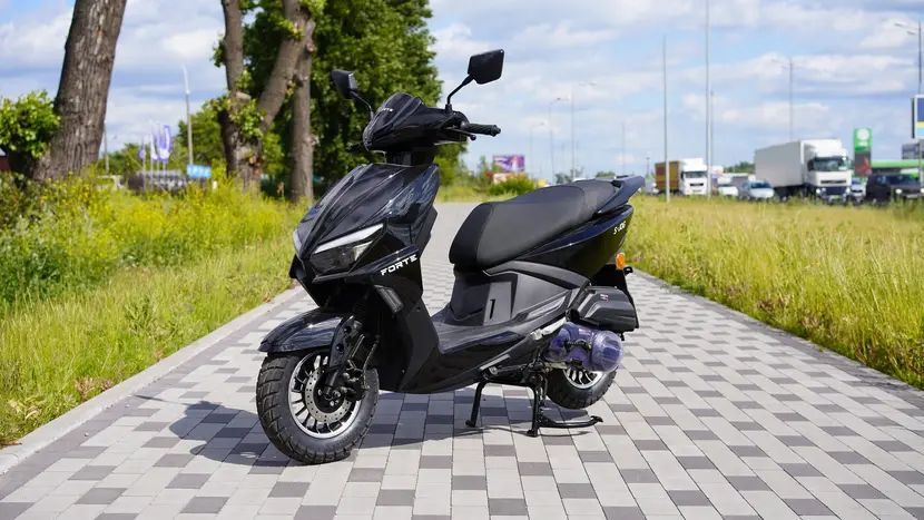 Скутер Forte S-JOG 150 cc (Чорний) фото 5 купити в Україні