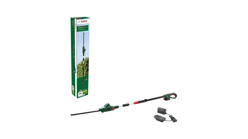 Кущоріз акумуляторний Bosch UniversalHedgePole 18 зі штангою, АКБ та ЗП (0.600.8B3.000) фото 2 купити в Україні