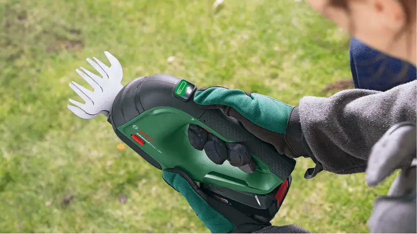 Ножницы для травы аккумуляторные Bosch AdvancedShear 18V-10 + насадка кусторез (0.600.857.000), фото фото 11