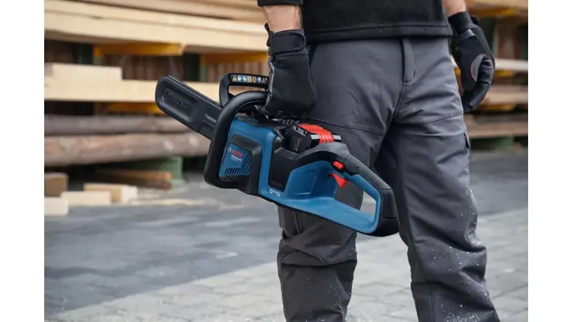 Электропила аккумуляторная Bosch Professional GKE 18V-40 без АКБ и ЗП (0.600.8D3.000), фото фото 8