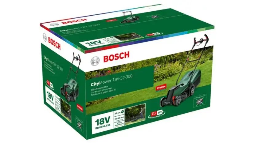 Газонокосилка аккумуляторная Bosch CityMower 18V-32-300 с АКБ (0.600.8B9.A07), фото фото 4