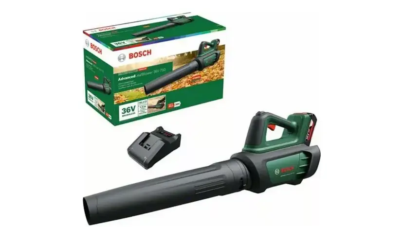 Воздуходувка садовая аккумуляторная Bosch AdvancedLeafBlower 36V-750 с АКБ и ЗП (0.600.8C6.000), фото фото 3