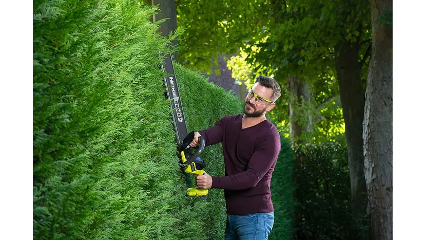 Кусторез аккумуляторный Ryobi ONE+ RY18HT55A-0 без АКБ и ЗП, фото фото 4