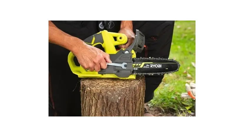Электропила аккумуляторная Ryobi ONE+ RY18CS20A-125 с АКБ и ЗП, фото фото 5