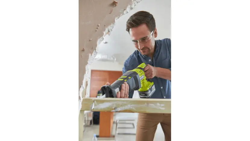Пила шабельна акумуляторна Ryobi ONE+ R18RS-0 без АКБ та ЗП фото 8 купити в Україні