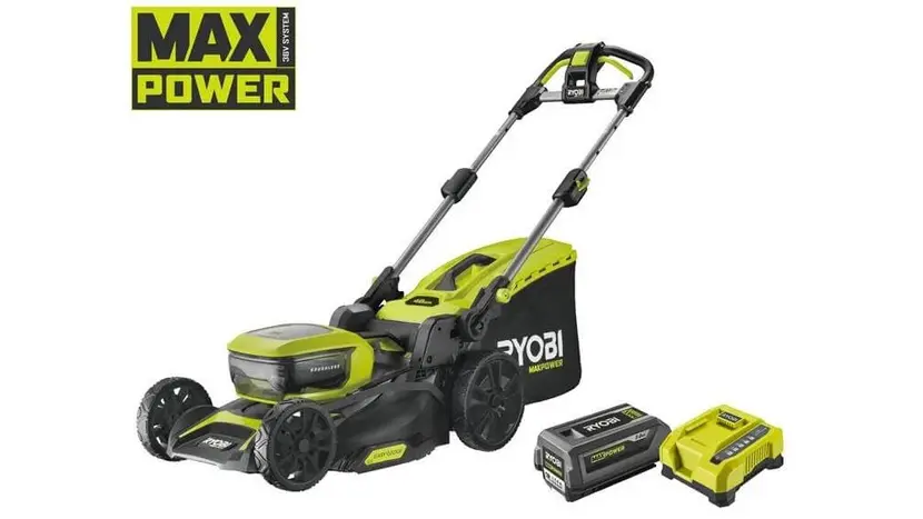 Газонокосарка акумуляторна Ryobi Max Power RY36LMX46A-150 з АКБ та ЗП фото 6 купити в Україні