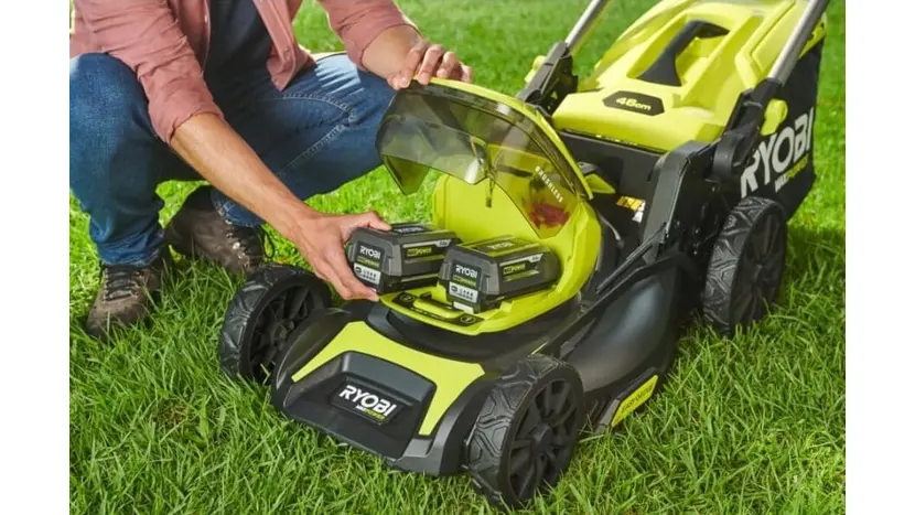 Газонокосарка акумуляторна Ryobi Max Power RY36LMX46A-150 з АКБ та ЗП фото 4 купити в Україні