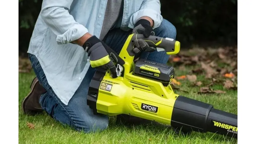 Воздуходувка аккумуляторная Ryobi Max Power RY36BLXA-140P с АКБ и ЗП, фото фото 5