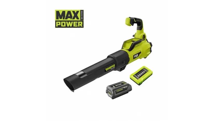 Воздуходувка аккумуляторная Ryobi Max Power RY36BLXA-140P с АКБ и ЗП, фото фото 2
