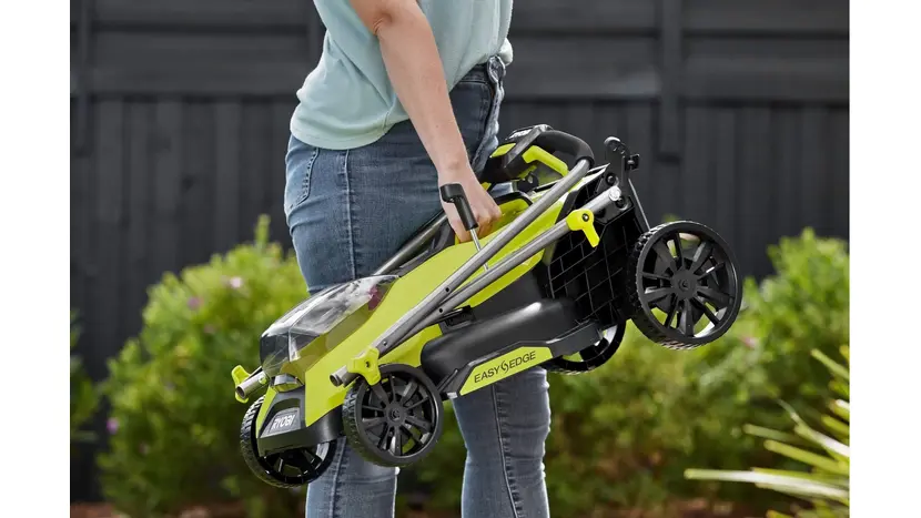Газонокосарка акумуляторна Ryobi ONE+ HP RY18LMX33A-150 з АКБ та ЗП фото 7 купити в Україні