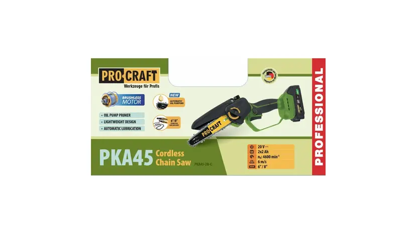 Акумуляторна міні пила ProCraft PKA45 1 АКБ + Кейс фото 2 купити в Україні