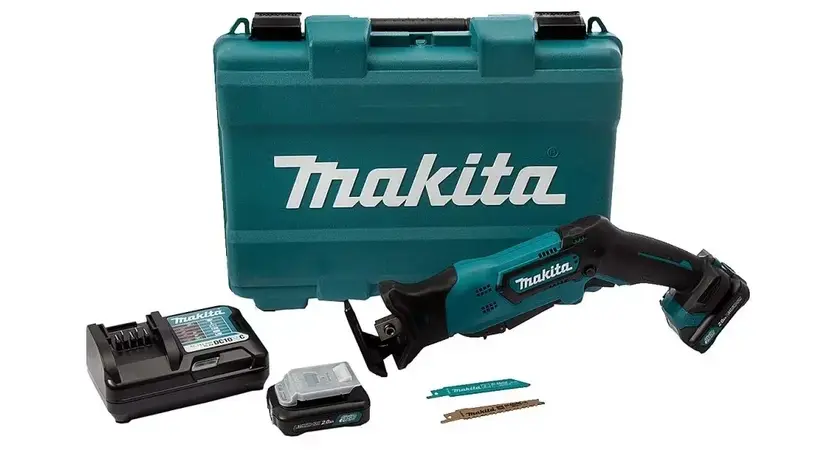 Пила сабельная аккумуляторная MAKITA JR105DWAE с АКБ и ЗУ, фото фото 9