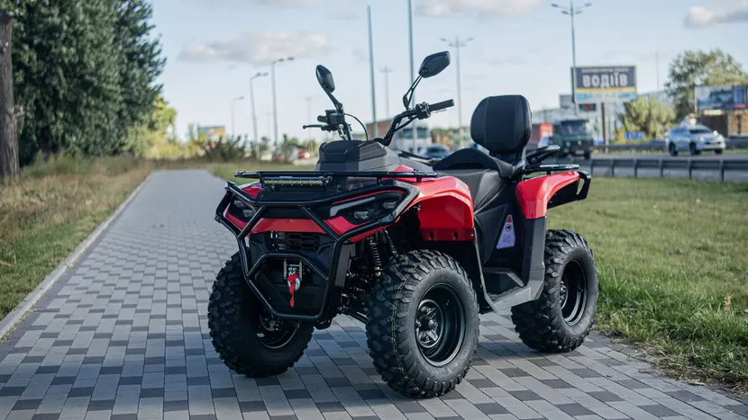 Квадроцикл MIKILON ATV300 (u78) Червоний фото 6 купити в Україні
