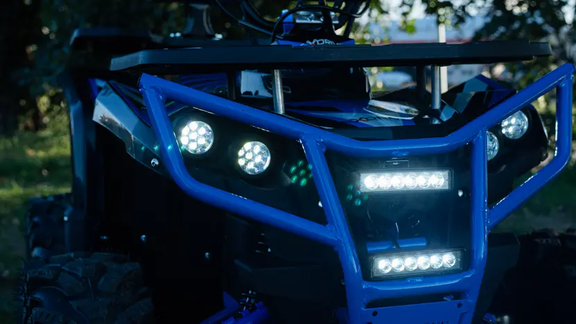 Електроквадроцикл EXDRIVE TURBO 1500W 60V (blue), фото фото 6