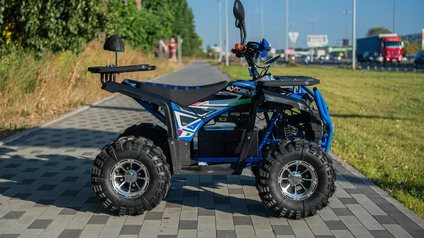 Електроквадроцикл EXDRIVE TURBO 1500W 60V (blue), фото фото 2