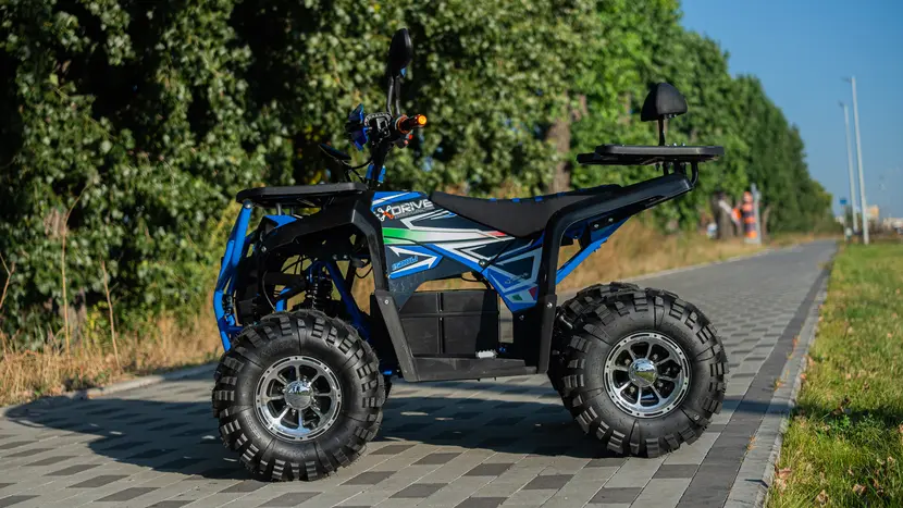 Електроквадроцикл EXDRIVE TURBO 1500W 60V (blue), фото фото 4