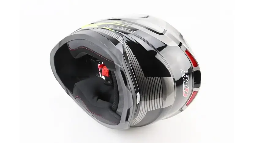 Мотошолом інтеграл закритий FORTE BLD-M62 чорно-червоний (розмір S) фото 4 купити в Україні