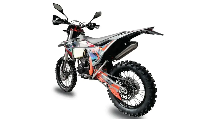 Мотоцикл KOVI 300 Lite R (сірий із помаранчевим) фото 5 купити в Україні