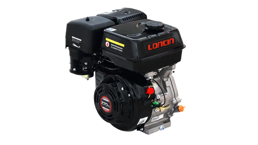 Двигун Loncin G270F, 9 к.с., бензиновий, вал 25 мм (шпонка) фото 2 купити в Україні