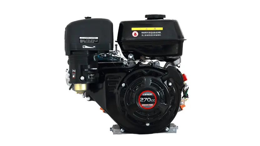 Двигун Loncin G270F, 9 к.с., бензиновий, вал 25 мм (шпонка) фото 4 купити в Україні